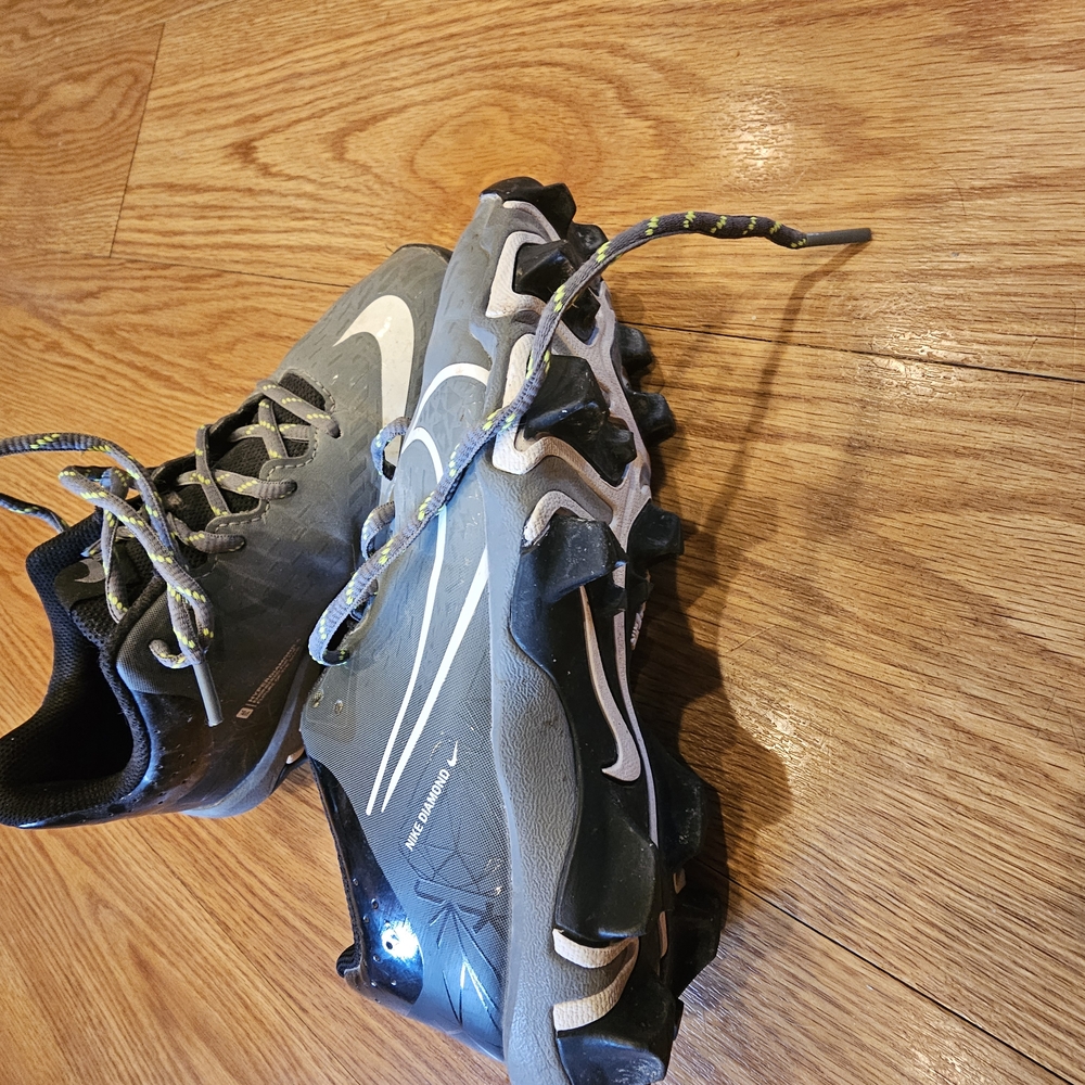 Nike Black and Gray Soccer Cleats